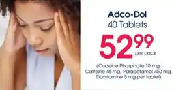 Clicks Adco-Dol Tablets offer