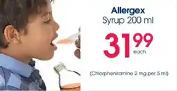 Clicks Allergex Syrup offer