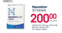 Clicks Neurobion Tablets offer