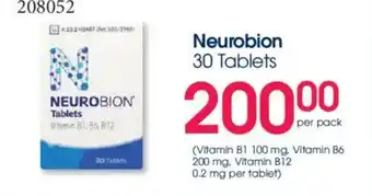 Clicks Neurobion Tablets offer