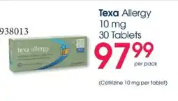 Clicks Texa Allergy 10 mg Tablets offer