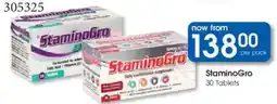 Clicks StaminoGro Tablets offer