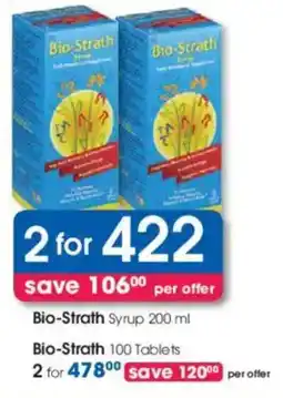 Clicks Bio-Strath Syrup offer