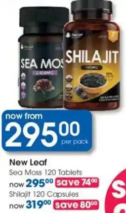 Clicks New Leaf Sea Moss Tablets offer