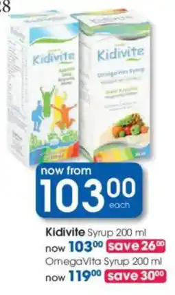 Clicks Kidivite Syrup offer