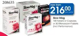 Clicks Slow-Mag Tablets or Capsules, or Effervescent Tablets offer