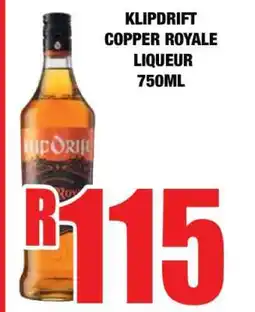 Boxer KLIPDRIFT COPPER ROYALE LIQUEUR 750ML offer