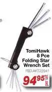 AutoZone Tomi Hawk 8 Pce Folding Star Wrench Set FED.AKT22941 offer