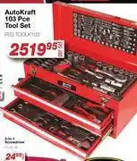 AutoZone Auto Kraft 103 Pce Tool Set FED.TOOLK103-Per Set offer