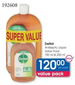 Clicks Dettol Antiseptic Liquid Value Pack offer