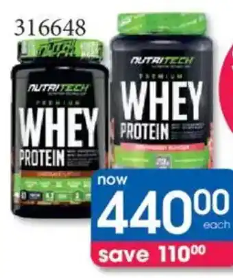 Clicks Nutritech Premium Whey Protein offer
