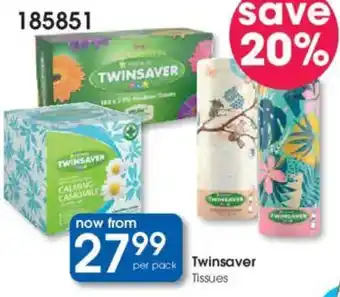 Clicks Twinsaver Tissues offer