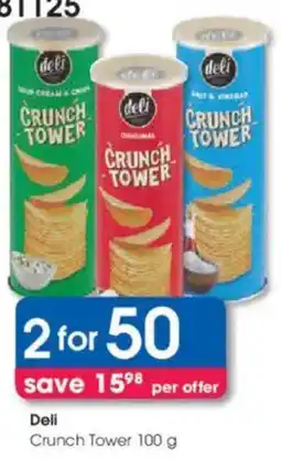 Clicks Deli Crunch Tower offer