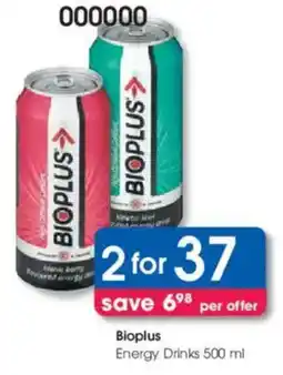 Clicks Bioplus Energy Drinks offer
