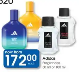 Clicks Adidas Fragrances offer