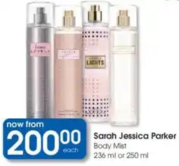 Clicks Sarah Jessica Parker Body Mist offer