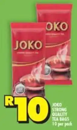 Shoprite Joko strong quality tea bags offer