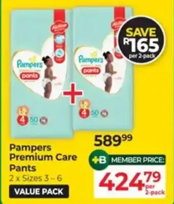 Baby City Pampers Premium Care Pants offer