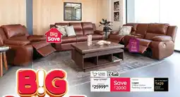 Bradlows Viali Lagos 3 Action Reclining Lounge Suite offer