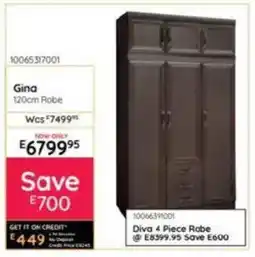 Bradlows Gina Robe offer