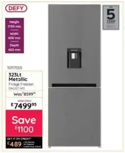 Bradlows Defy Metallic Fridge Freezer offer