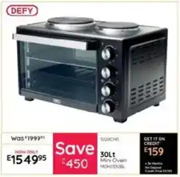 Bradlows Defy Mini Oven offer