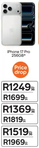 Cell C iPhone 17 Pro 256GB offer