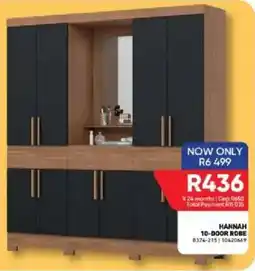 Furnmart Hannah 10-door robe offer