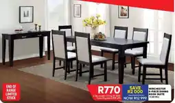 Furnmart Winchester dining room suite offer