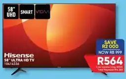 Furnmart Hisense 58" UHD Smart TV offer
