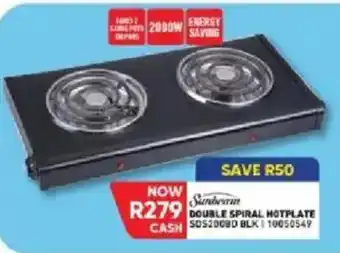 Furnmart Sunbeam double spiral hotplate offer