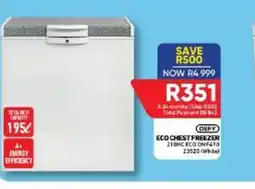 Furnmart Defy eco chest freezer offer
