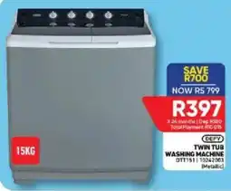 Furnmart Defy twin tub washing machine offer