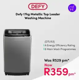 Teljoy Defy Metallic Top Loader Washing Machine offer