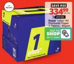 Checkers Sappi 1plus A4 Photostat Paper offer