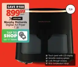 Checkers Morphy Richards Digital Air Fryer offer