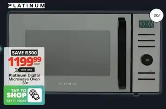 Checkers Platinum Digital Microwave Oven offer