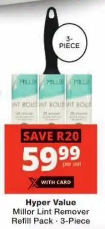 Checkers Hyper Value Millor Lint Remover Refill Pack offer