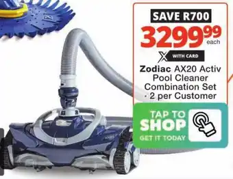 Checkers Zodiac AX20 Activ Pool Cleaner Combination Set offer