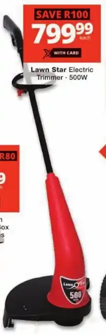 Checkers Lawn Star Electric Trimmer offer
