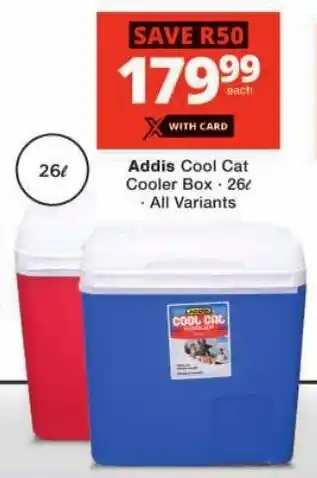 Checkers Addis Cool Cat Cooler Box offer