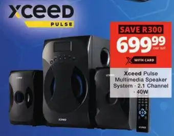 Checkers Xceed Pulse Multimedia Speaker System offer