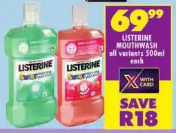 Shoprite Listerine mouthwash offer