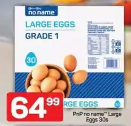 Pick n Pay PnP no name Large Eggs offer