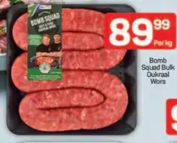 Pick n Pay Bomb Squad Bulk Oukraal Wors offer