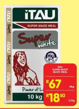 Shoprite ITAU SUPER WHITE MAIZE MEAL offer