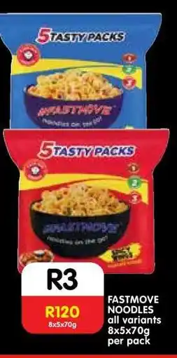 Shoprite FASTMOVE NOODLES offer