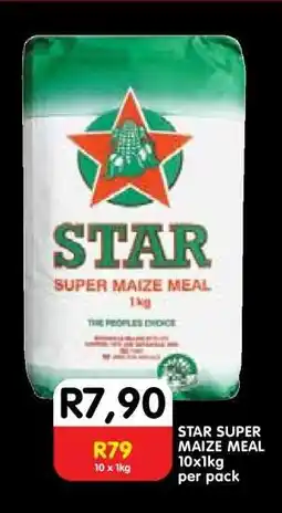 Shoprite STAR SUPER MAIZE MEAL 10x1kg offer