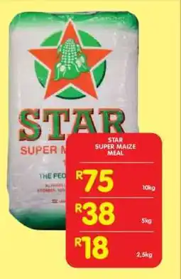 Shoprite STAR SUPER MAIZE MEAL offer