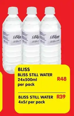 Shoprite BLISS STILL WATER offer
